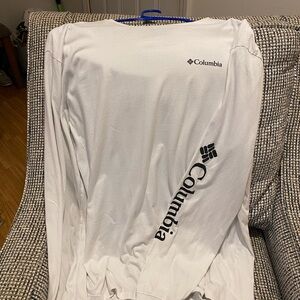 Columbia Long Sleeve Tee with Logo on Sleeve